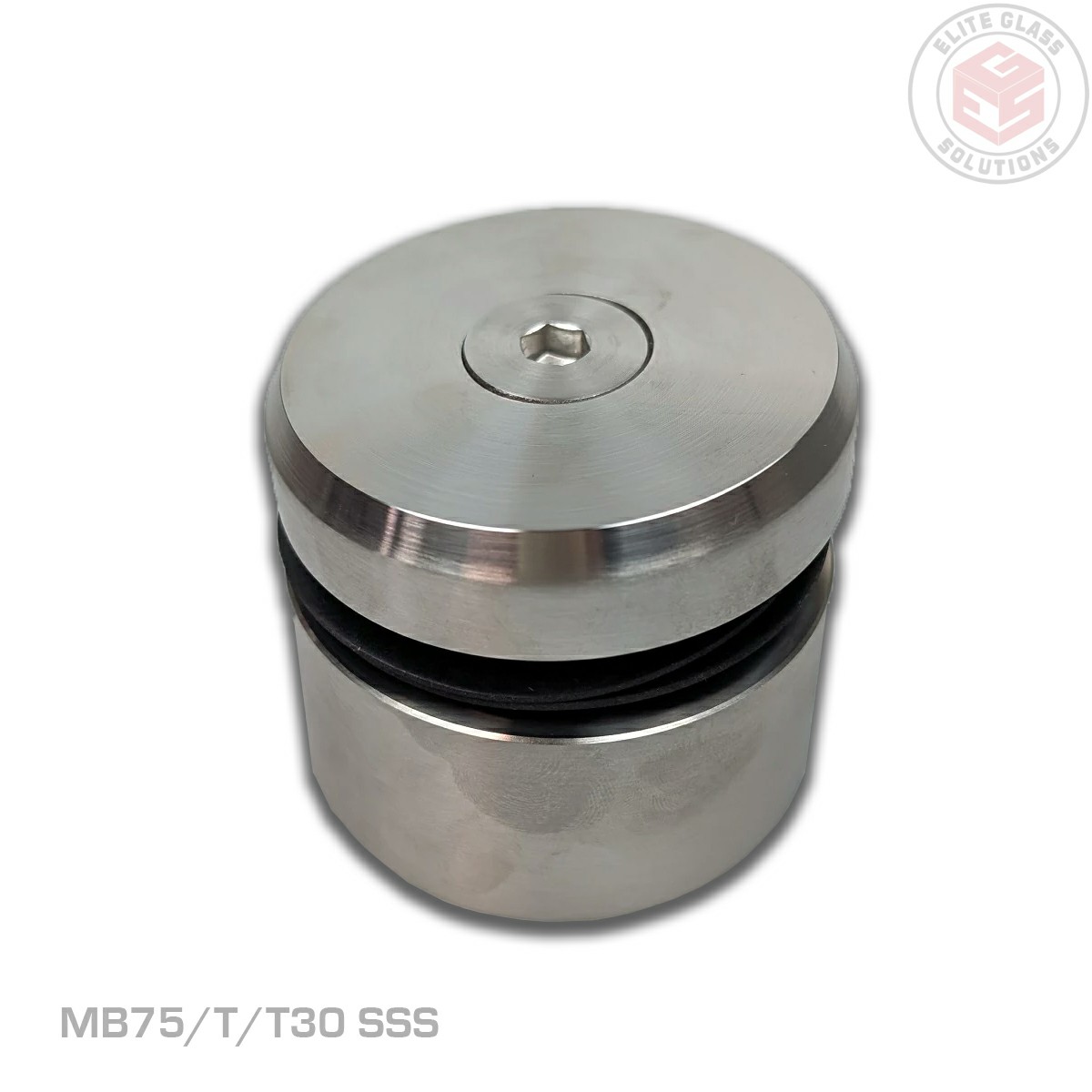 Anchor - Heavy Duty - Single Disc - 75mm Diameter - 30mm Spacer - Satin Stainless Steel